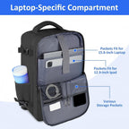 The 40x30x20 Cabin Backpack That Fits Under Any Seat – Lightweight Travel Backpack