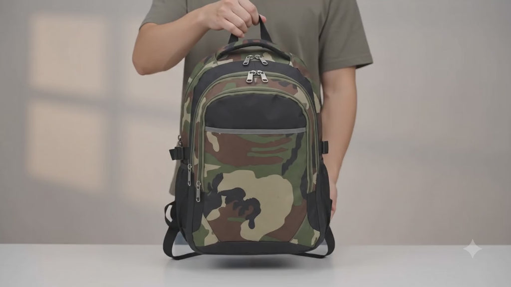 The Urban Camo 40L Backpack - School Backpack